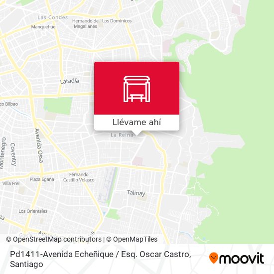 Mapa de Pd1411-Avenida Echeñique / Esq. Oscar Castro
