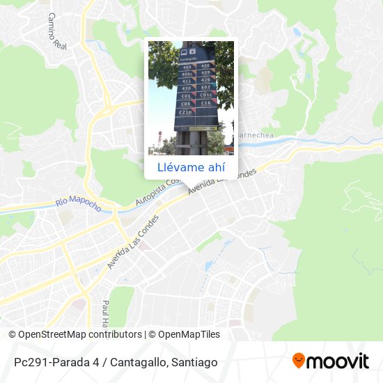 Mapa de Pc291-Parada 4 / Cantagallo
