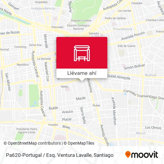 Mapa de Pa620-Portugal / Esq. Ventura Lavalle