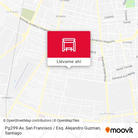 Mapa de Pg299-Av. San Francisco / Esq. Alejandro Guzman