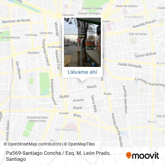 Mapa de Pa569-Santiago Concha / Esq. M. León Prado
