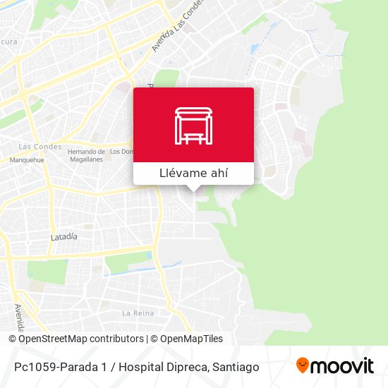 Mapa de Pc1059-Parada 1 / Hospital Dipreca