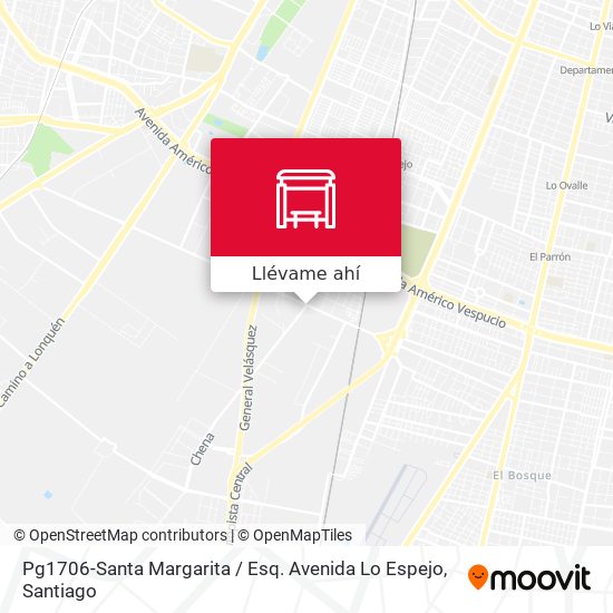 Mapa de Pg1706-Santa Margarita / Esq. Avenida Lo Espejo