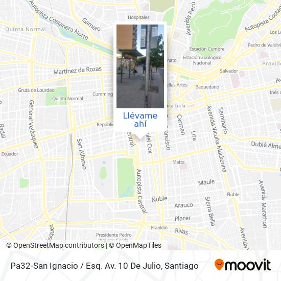 Mapa de Pa32-San Ignacio / Esq. Av. 10 De Julio