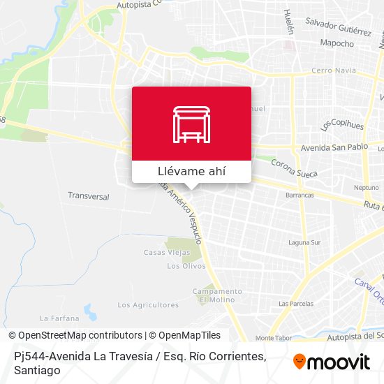 Mapa de Pj544-Avenida La Travesía / Esq. Río Corrientes
