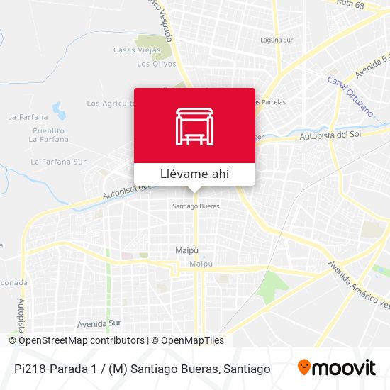 Mapa de Pi218-Parada 1 / (M) Santiago Bueras