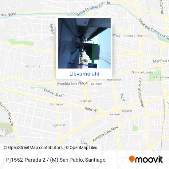 Mapa de Pj1552-Parada 2 / (M) San Pablo