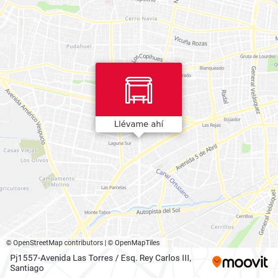 Mapa de Pj1557-Avenida Las Torres / Esq. Rey Carlos III