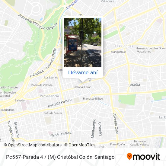 Mapa de Pc557-Parada 4 / (M) Cristóbal Colón