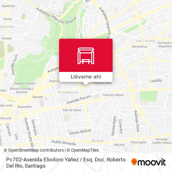 Mapa de Pc702-Avenida Eliodoro Yáñez / Esq. Doc. Roberto Del Río