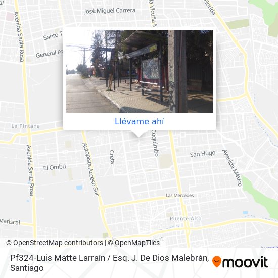 Mapa de Pf324-Luis Matte Larraín / Esq. J. De Dios Malebrán