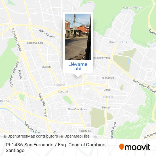 Mapa de Pb1436-San Fernando / Esq. General Gambino