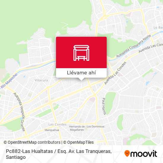 Mapa de Pc882-Las Hualtatas / Esq. Av. Las Tranqueras