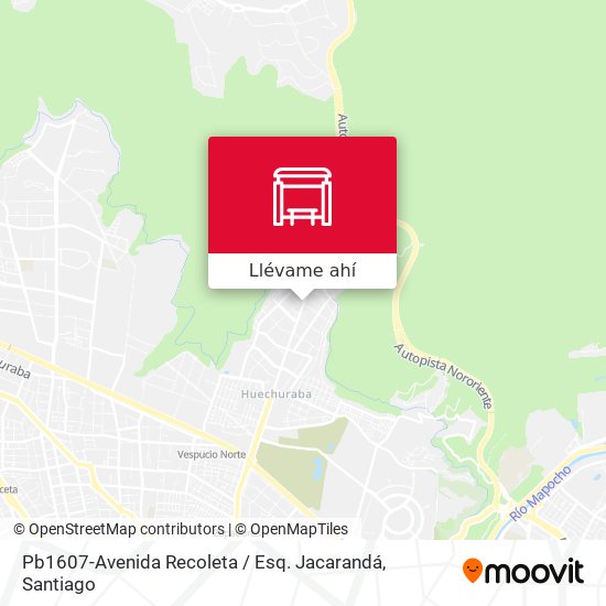 Mapa de Pb1607-Avenida Recoleta / Esq. Jacarandá