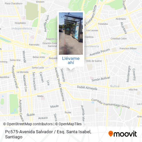 Mapa de Pc575-Avenida Salvador / Esq. Santa Isabel