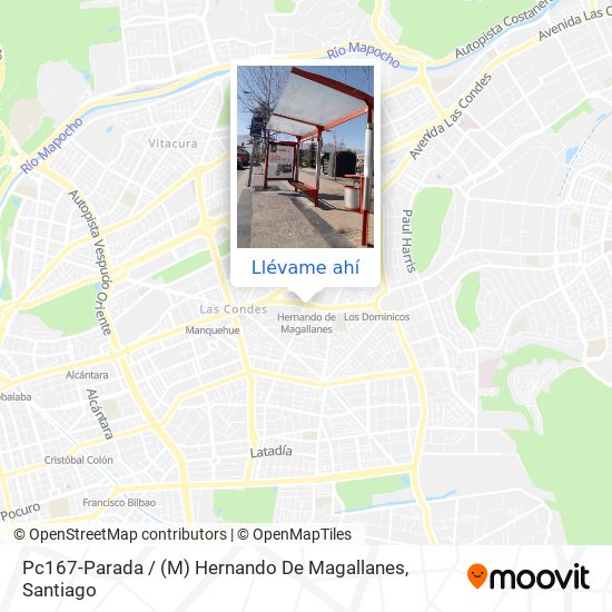Mapa de Pc167-Parada / (M) Hernando De Magallanes