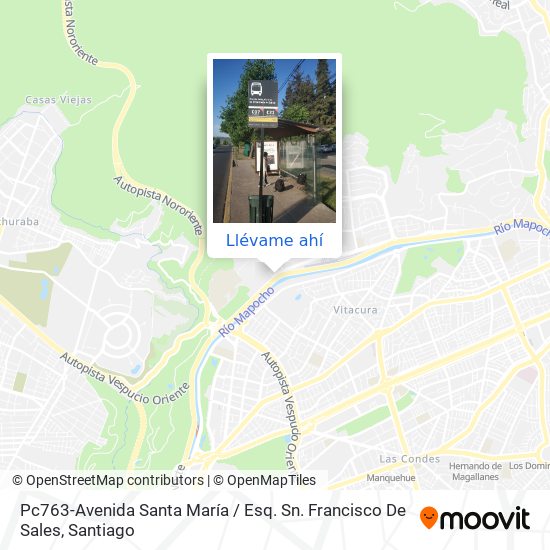 Mapa de Pc763-Avenida Santa María / Esq. Sn. Francisco De Sales