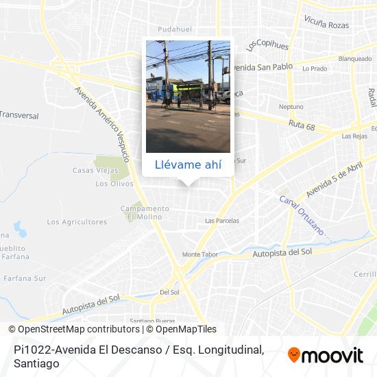 Mapa de Pi1022-Avenida El Descanso / Esq. Longitudinal