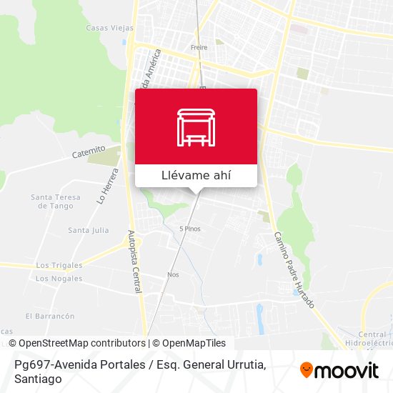 Mapa de Pg697-Avenida Portales / Esq. General Urrutia