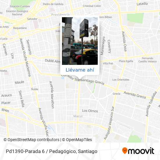 Mapa de Pd1390-Parada 6 / Pedagógico