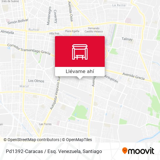 Mapa de Pd1392-Caracas / Esq. Venezuela