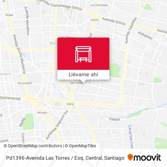 Mapa de Pd1396-Avenida Las Torres / Esq. Central