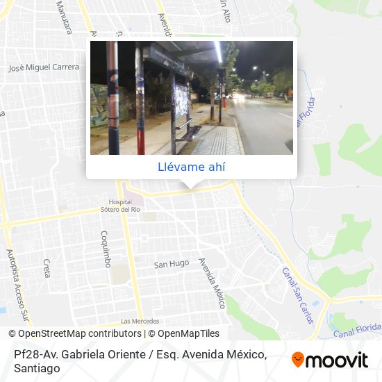 Mapa de Pf28-Av. Gabriela Oriente / Esq. Avenida México