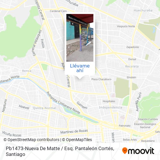 Mapa de Pb1473-Nueva De Matte / Esq. Pantaleón Cortés