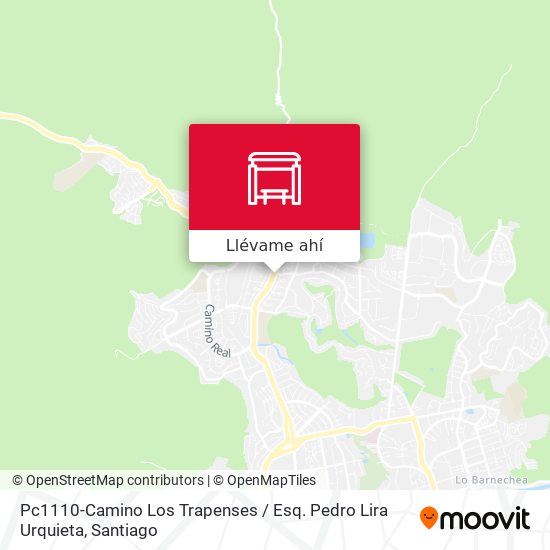 Mapa de Pc1110-Camino Los Trapenses / Esq. Pedro Lira Urquieta