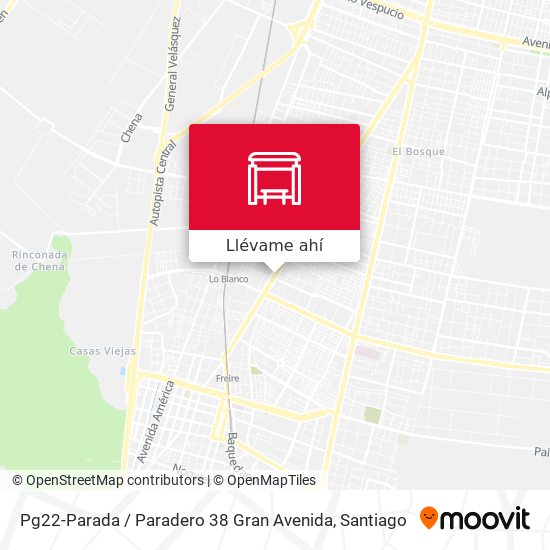 Mapa de Pg22-Parada / Paradero 38 Gran Avenida