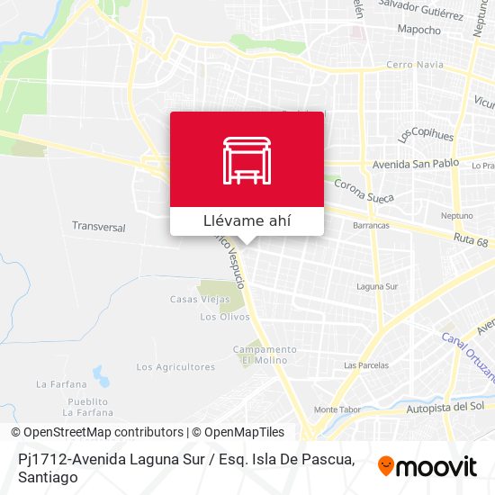 Mapa de Pj1712-Avenida Laguna Sur / Esq. Isla De Pascua