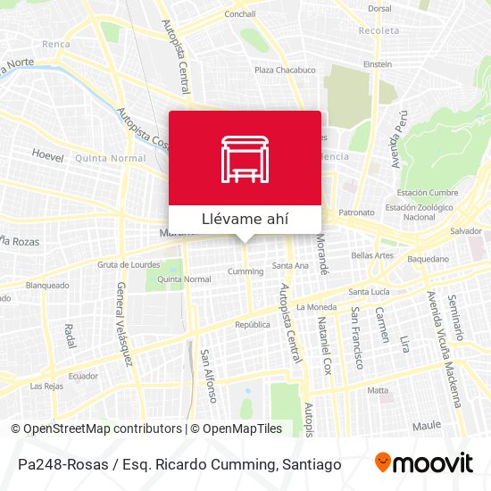 Mapa de Pa248-Rosas / Esq. Ricardo Cumming