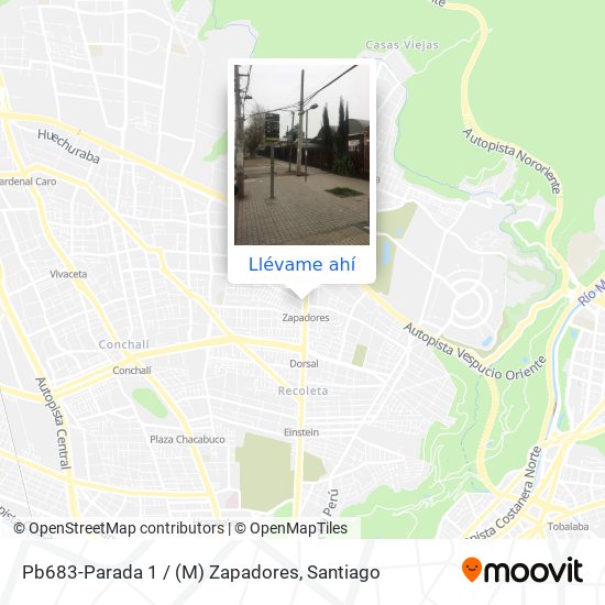 Mapa de Pb683-Parada 1 / (M) Zapadores