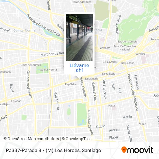 Mapa de Pa337-Parada 8 / (M) Los Héroes