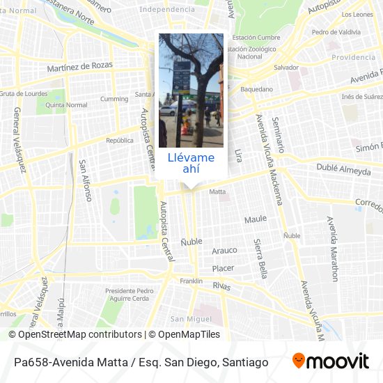 Mapa de Pa658-Avenida Matta / Esq. San Diego