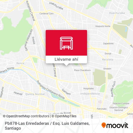 Mapa de Pb878-Las Enredaderas / Esq. Luis Galdames