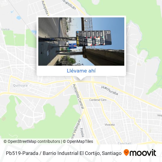 Mapa de Pb519-Parada / Barrio Industrial El Cortijo