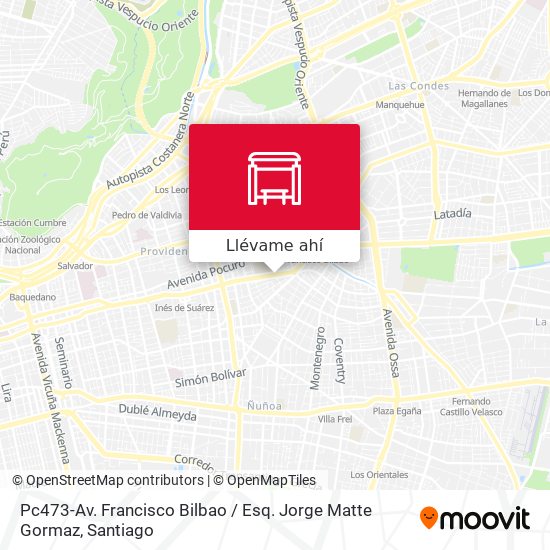 Mapa de Pc473-Av. Francisco Bilbao / Esq. Jorge Matte Gormaz