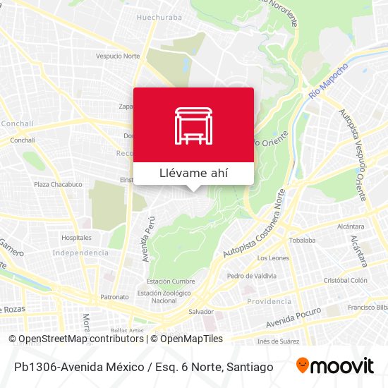 Mapa de Pb1306-Avenida México / Esq. 6 Norte