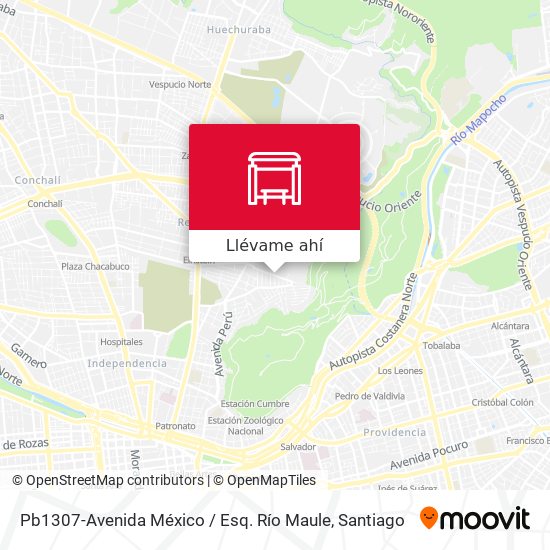Mapa de Pb1307-Avenida México / Esq. Río Maule