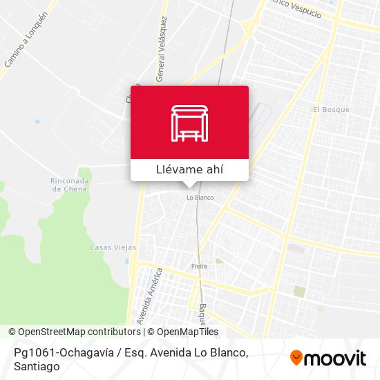Mapa de Pg1061-Ochagavía / Esq. Avenida Lo Blanco