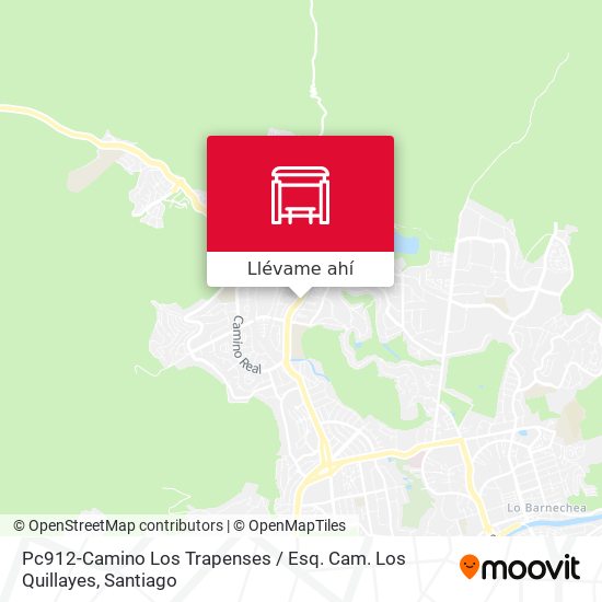 Mapa de Pc912-Camino Los Trapenses / Esq. Cam. Los Quillayes
