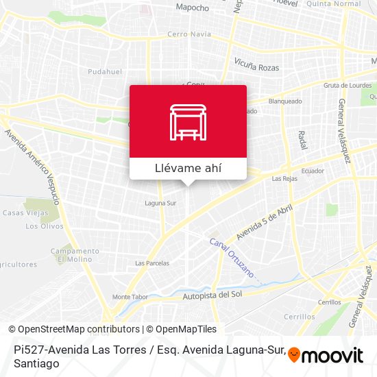 Mapa de Pi527-Avenida Las Torres / Esq. Avenida Laguna-Sur