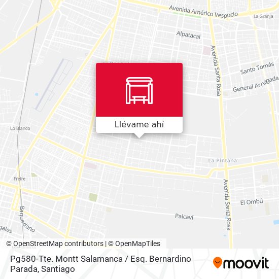 Mapa de Pg580-Tte. Montt Salamanca / Esq. Bernardino Parada