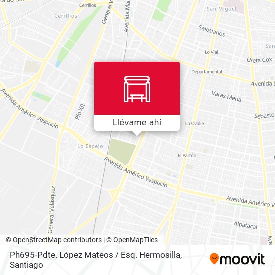Mapa de Ph695-Pdte. López Mateos / Esq. Hermosilla