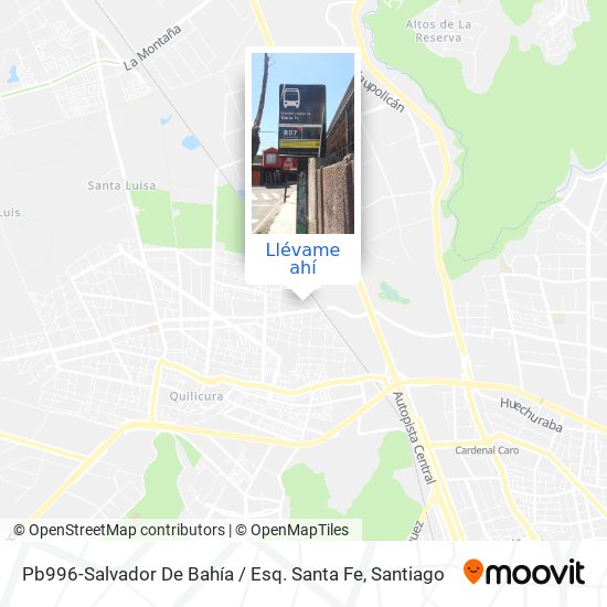 Mapa de Pb996-Salvador De Bahía / Esq. Santa Fe