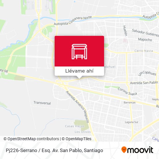 Mapa de Pj226-Serrano / Esq. Av. San Pablo