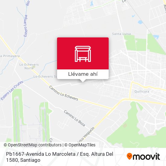 Mapa de Pb1667-Avenida Lo Marcoleta / Esq. Altura Del 1580