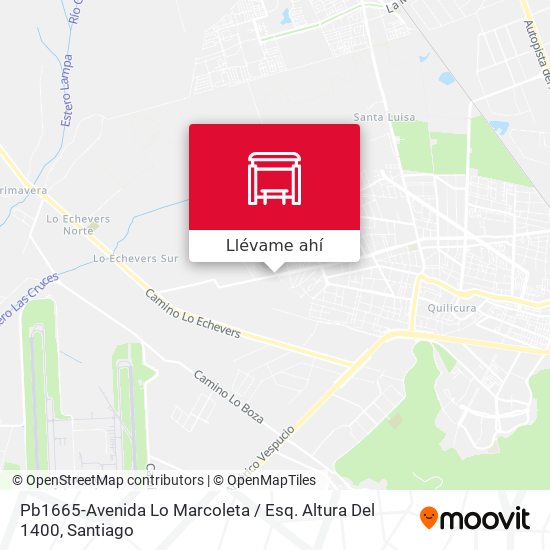Mapa de Pb1665-Avenida Lo Marcoleta / Esq. Altura Del 1400