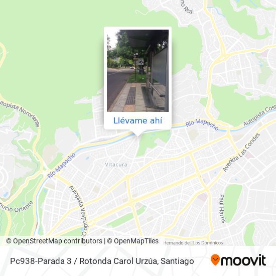 Mapa de Pc938-Parada 3 / Rotonda Carol Urzúa